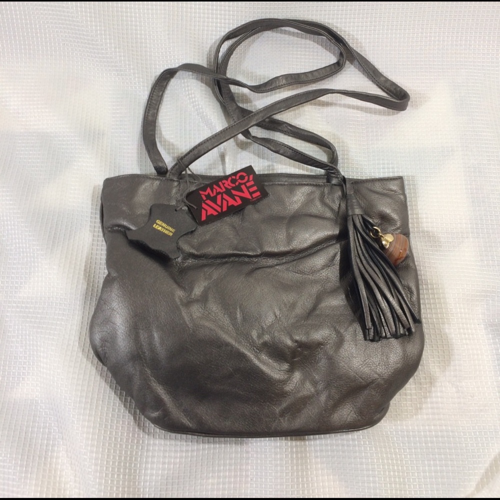 Silver / pewter shoulder bag